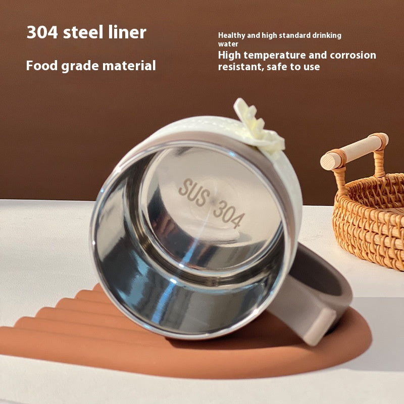 304 Stainless Steel Double-Layer Mug