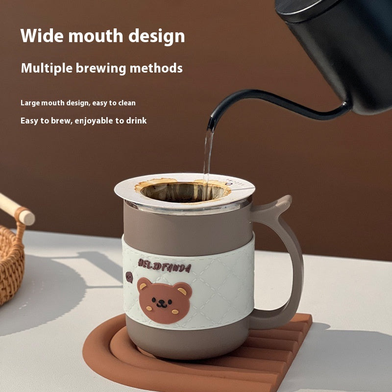 304 Stainless Steel Double-Layer Mug