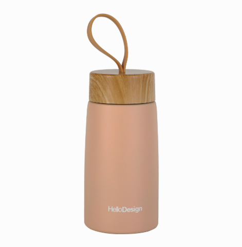 Wood grain 304 stainless steel mug 280ml