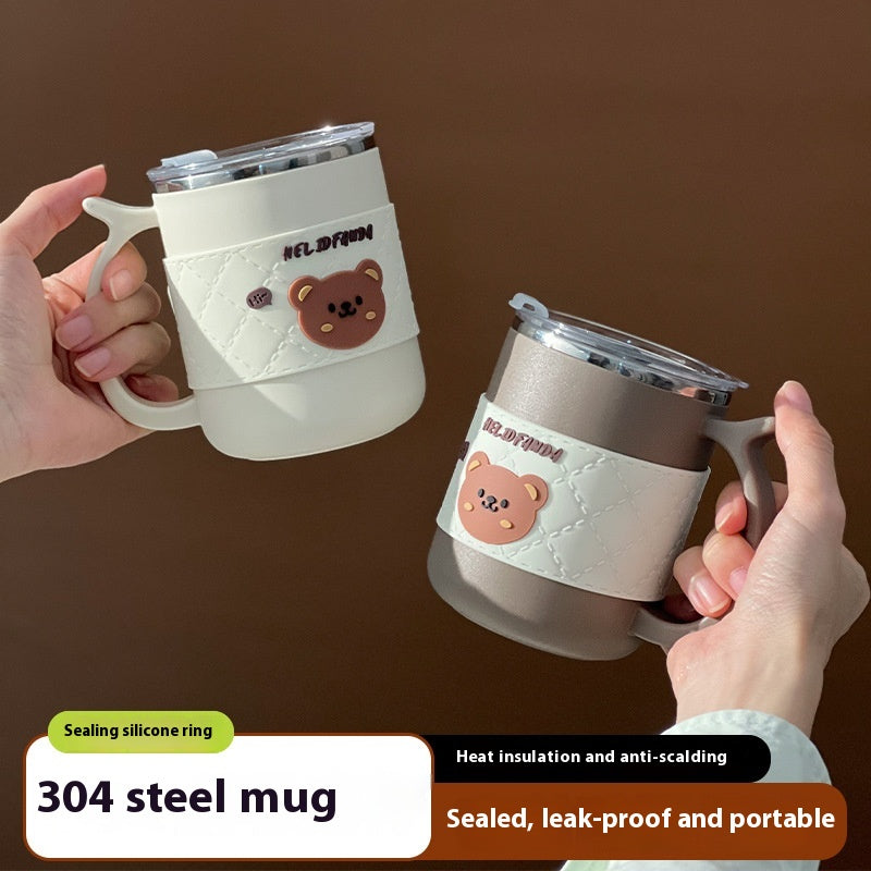 304 Stainless Steel Double-Layer Mug